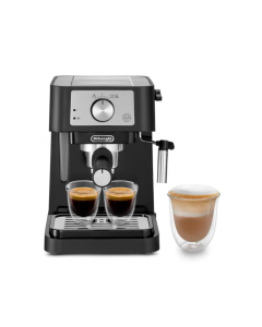 Delonghi Máquina De Café Espresso Manual Stilosa | Negro y Inoxidable