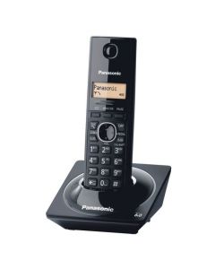 Panasonic Teléfono Inalámbrico Dect Directorio De 50 Números Caller Id Reloj/Alarma Negro