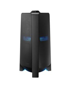 Samsung Torre de sonido 1500w Bidireccional 360 Sub Integrado Bt 2mobiles 2 Ent Mic Luces Fiestas DJ App Conecta hasta 10equipos XT70 50 40 Splash