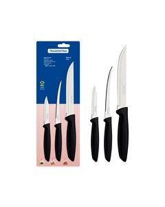 Plenus 3-Piece Knife Set 3 pieces / Black / Set of 3
