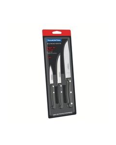 Ultracorte 3-Piece Knife Set 3 pieces / Black / Set of 3