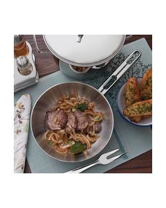 Allegra stainless steel frying pan 20 cm 20 cm / Stainless Steel / 1 piece