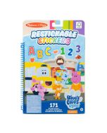 Melissa and Doug Pegatinas Reutilizables Letras y Números Pistas de Blue