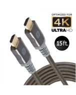 Jasco Cable Hdmi 4k Ge de 15 Pies con Ethernet | Gris 
