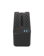 Regulador Automático de Voltaje 1200va/600w | 8 Slds | 2 Usb-120v