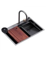 Drija Fregador de Acero Inoxidable Siena 75 | Medida Externa 75cm x 51cm x 22 cm