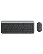 Logitech Combo de Teclado y Mouse Inalámbricos Slim MK470 | Negro Graphito