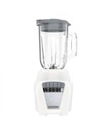 Black and Decker Licuadora Ice Crush | 8 Velocidades + Pulso con Jarra de Vidrio 1.25l | 700w | Blanca