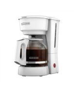 Black and Decker Cafetera cm0916w | 12 Tazas | Blanco 
