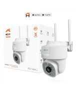 Nexxt Cámara Inteligente Wi-Fi PTZ con Cable para Exteriores | 2K+ | Cámara Motorizada | Filtro de Figura Humana 