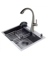 Drija Fregador Bolonia 61 | Acero Inoxidable Satinado 304 | Sistema Antiruido 