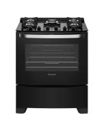 Frigidaire Estufa a Gas 30" | 5 Quemadores | Hierro Fundido | Negro