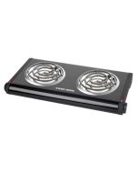Black and Decker Estufa Eléctrica Portátil Db1002b 1500w 2 Quemadores - Negro