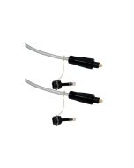 Cable Óptico Digital de 6 Pies con Conectores Toslink, Negro