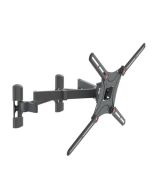 Soporte de Pared Brazo para Tv Barkan Tv Plano / Curvo | Movimiento Completo - Negro