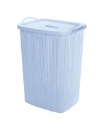 Plasutil Canasta con Tapa Azul 40 Litros