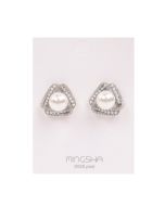 Fashion Jewerly Aretes para Dama - Silver - Modelo: A9081-AC073