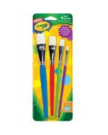 Crayola Pinceles Planos Set 4 Piesas - Modelo: 535200003