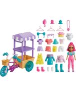 Mattel Carrito de Bicicleta Polly Pocket Treats & Trends