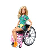 Barbie Muñeca Fashionista con Silla de Ruedas