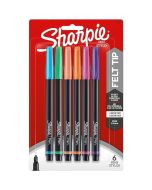 Sharpie Set de Marcadores Permanentes Punta Ultrafina - 6 Piezas - Modelo: 1152626