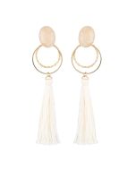 Andante Aretes para Dama - Beige - Modelo: 78535E