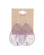 Mto Aretes para Dama - Lavanda - Modelo: QE28185