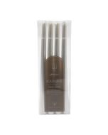 Generica Set de Velas Silver 12" - 4 Piezas