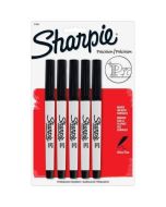 Sharpie Set de Marcadores Permanentes Ultra Fino Negro - 5 Piezas - Modelo: 050-7665