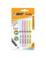 Bic Resaltadores 5 Colores Pastel - Modelo: Bl-5329