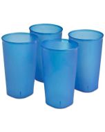 Sterilite Set de Vasos 20 Onzas Azul - 4 Piezas