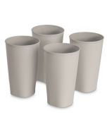 Sterilite Set de Vasos 20 Onzas Gris - 4 Piezas