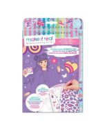  Make It Real Fashion Design Scratch Art: Groovy Vibes