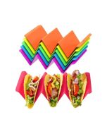 Hds Trading Soporte Plástico para Tacos 4 Piezas