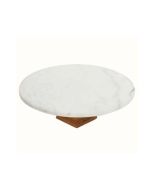 Hds Trading Soporte de Mármol para Tartas 12"
