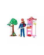  Barbie Bombera con Estación de Bomberos