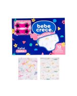 Bebe Crece Pañales de Tela Estampados Niña 12 piezas - Modelo: 2