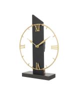 Uma Enterprises Reloj Abstracto de Madera con Poste 9" x 3" x 12"