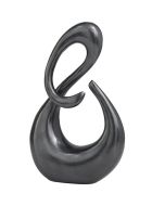Uma Enterprises Escultura Abstracta Metal de Aluminio 7" x 3" x 12"