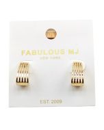 Fabulous Argollas para Dama - Gold - Modelo: SE6323