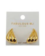 Fabulous Argollas para Dama - Gold - Modelo: ZE0591