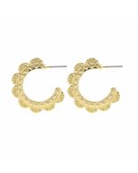 Crystal Avenue Argollas para Dama - Gold - Modelo: 28679