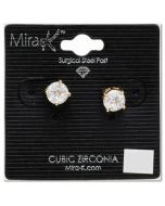Crystal Avenue Aretes para Dama - Gold - Modelo: M01349E