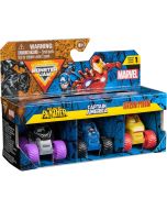  Monster Jam Pack 3 Coches Monster Truck Marvel Oficial