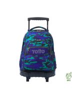 Totto Mochila con Ruedas Renglon Seli - Modelo: Ma03eco003-2416p-8jy