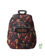 Totto Mochila 20l Acuarela Fire - Modelo: Ma04eco001-24260-6yw