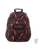 Totto Mochila 16l Gommas Fire - Modelo: Ma04eco018-2426j-6yw