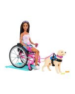  Barbie Fashionistas y Perro de Servicio