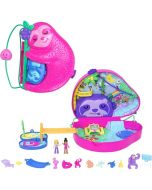  Mattel Polly Pocket Bolso 2 en 1 Familia de Perezosos 