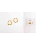 Michelle Collection Argollas para Dama - Black - Modelo: ERE3004